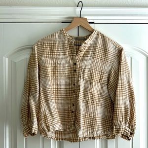 Everlane linen blouse